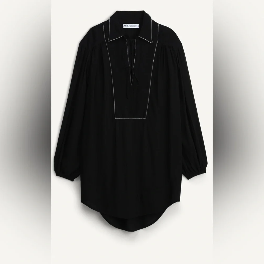 Zara limited edition oversized blouse/coverup. Size XS. Worn only ONCE!Pristine!